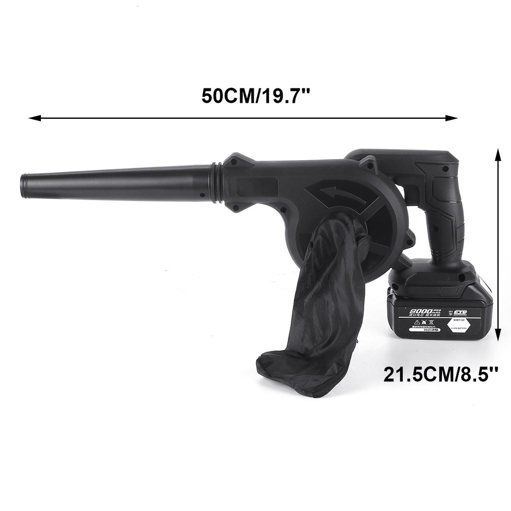 2 In 1 Cordless Electric Air Blower With 18V Battery Suction Handheld Leaf Computer Dust Collector Cleaner Power Tool