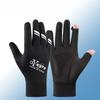 Men's Sunscreen Gloves for Summer Thin Outdoor Touch Screen Flip Non Slip Breathable Riding Driving Mesh Ice Silk Gloves