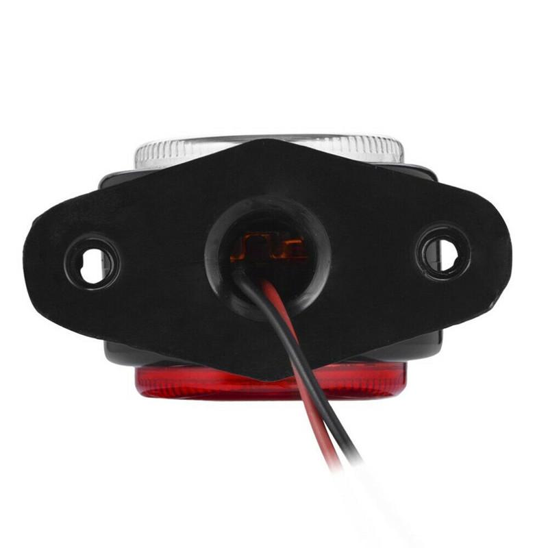 2PCS Side Marker LED Trailer Lights Tail Lamp Outline Lamp Car Truck Trailer Van Led Marker Lights Truck Bus 12V-24V