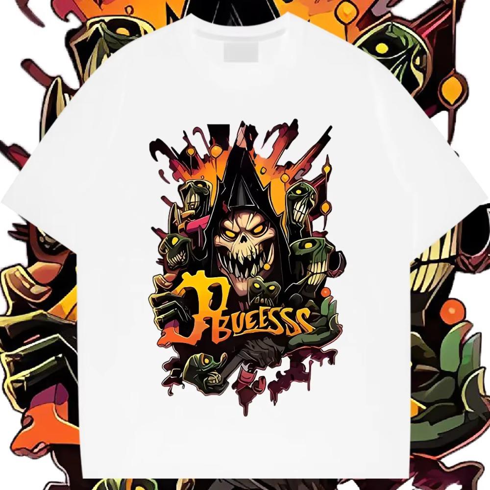 

2024 Новая свободная классическая винтажная одежда с круглым вырезом для дома, графическая футболка XXL, европейская горячая распродажа, удобные эластичные футболки S белый