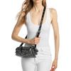 Michael Kors Dakota Nieten-Design Silberne Beschläge Wildleder Schultertasche Klein Damen Schultertasche Schwarz 32F5SM3C5S-BLACK