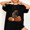 Baby Monkey Punch TShirt Baby Monkey Holding Plush Toy Shirt