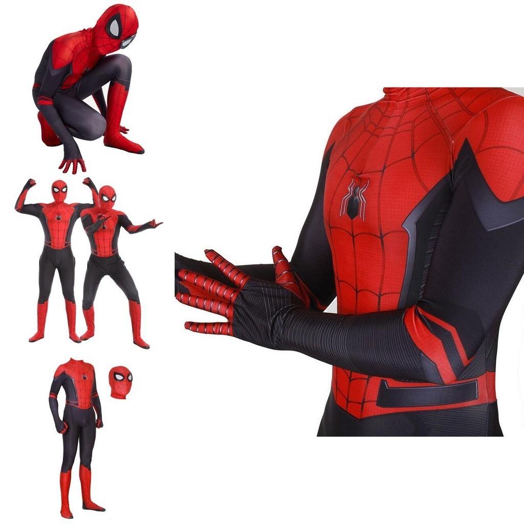 Quality Peter Parker Spider Man Far From Home Cos Costume For Adults And Kids**