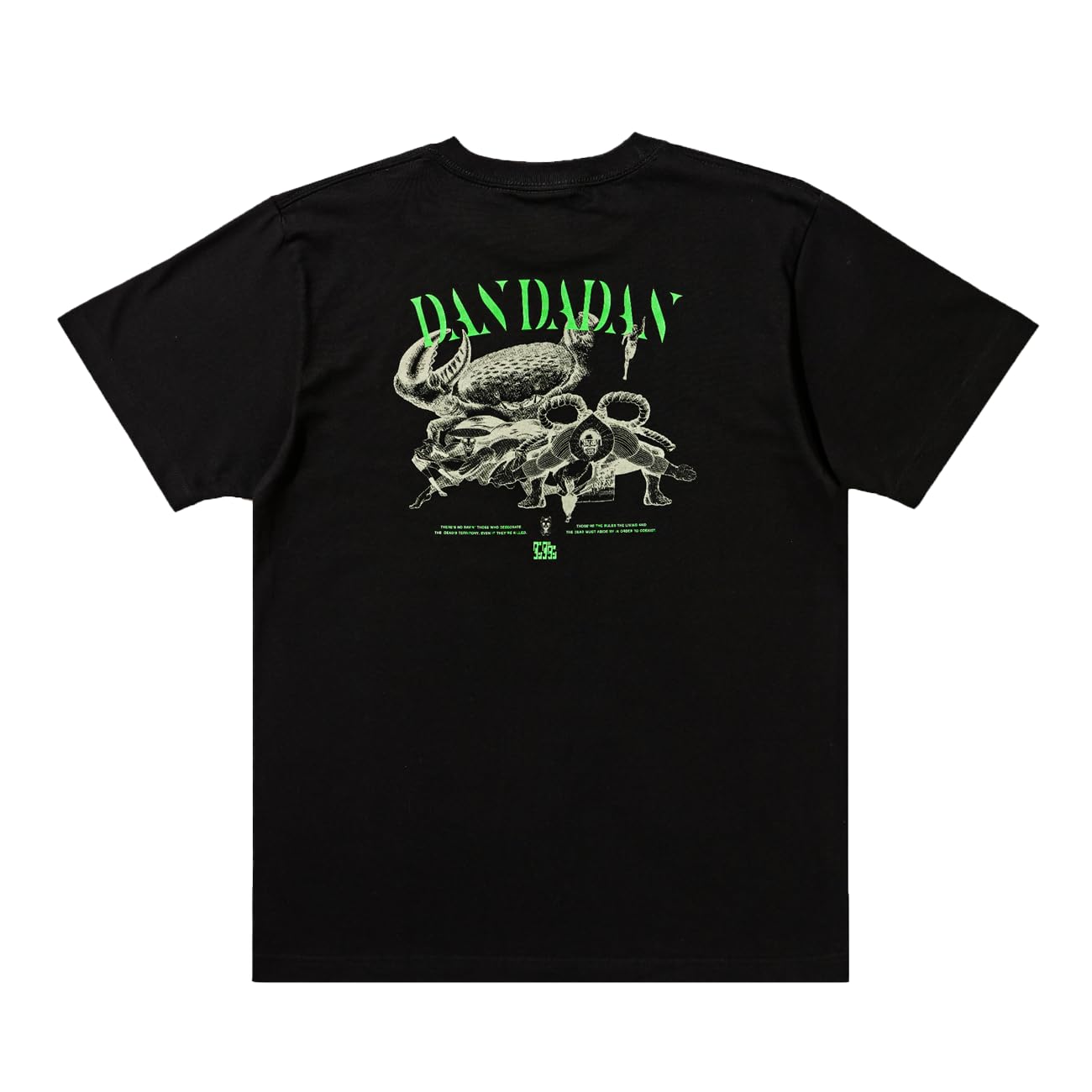 

Dandadan Yokai & Ghost Goods | T-Shirt, Size M, Back Print, Men s & Women s, Short Sleeve, 100% Cotton