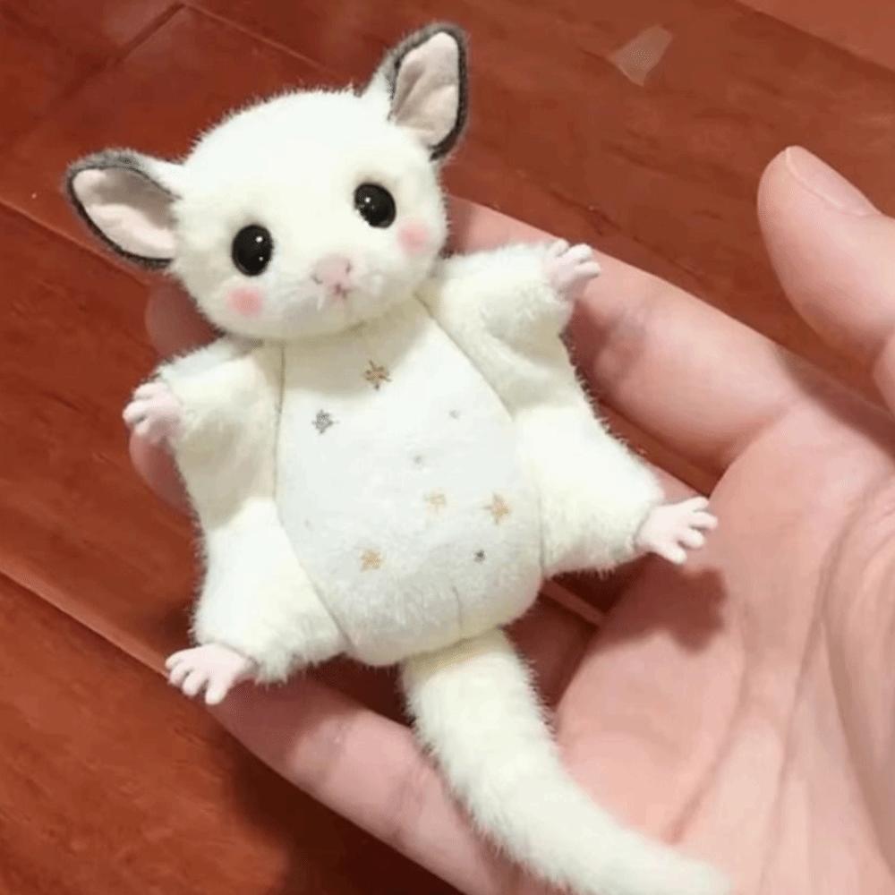 Cartoon Animal Honeybag Flying Spur Doll Stuffed Bat Mouse Plush Keychain  Couple