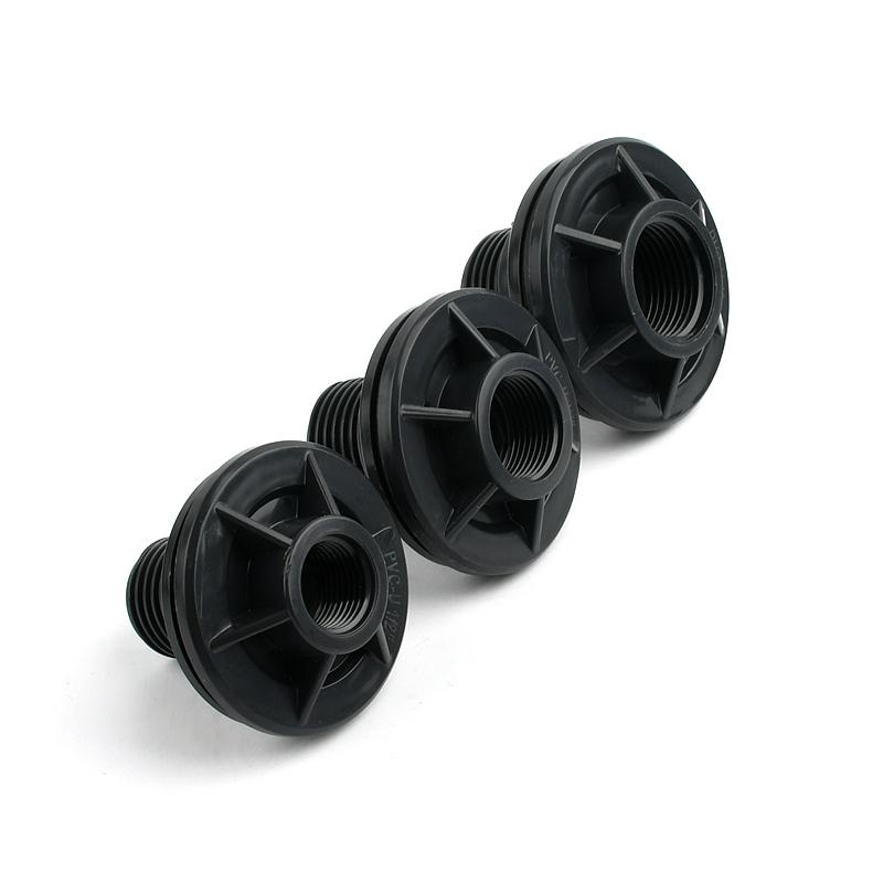 1/2" 3/4" 1" 1.2" 1.5" 2" Female/Male Thread ABS Plastic Connector Garden Irrigation Joint Fish tank Aquarium Drain Pipe Fitting