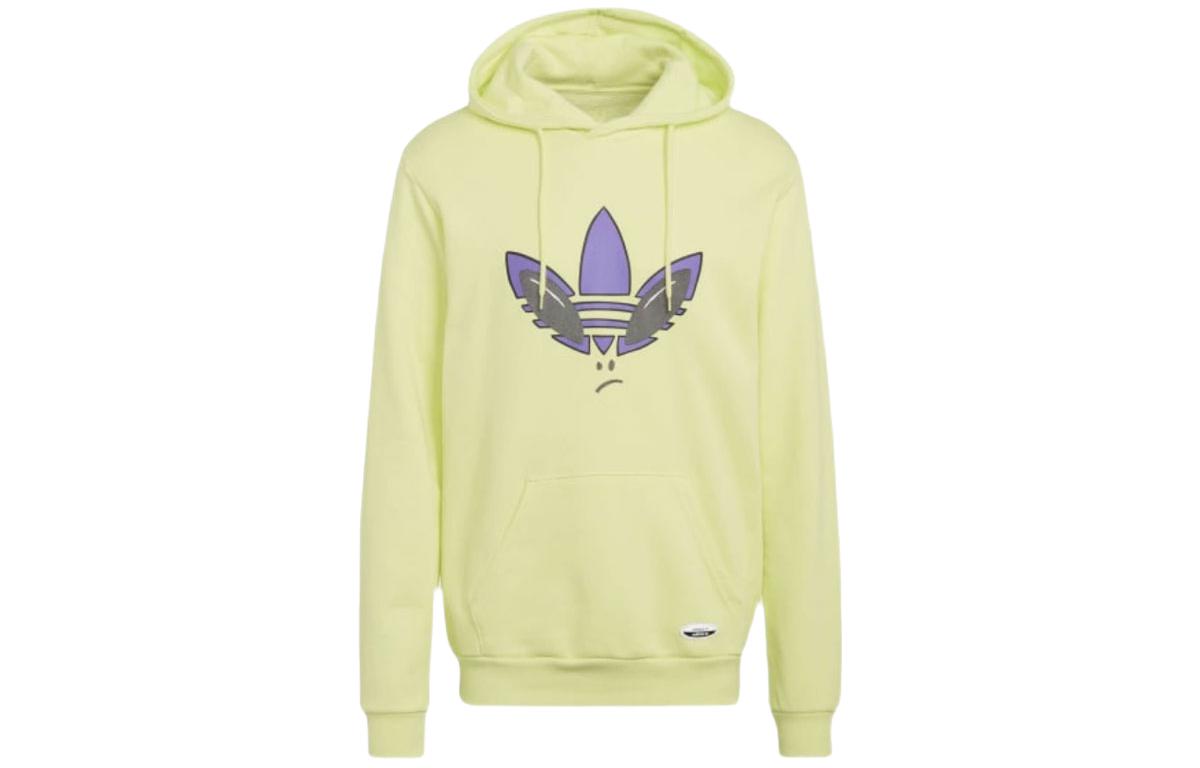 adidas originals Men s R.Y.V. Alien Graphic Hoodie Yellow HC9451 M