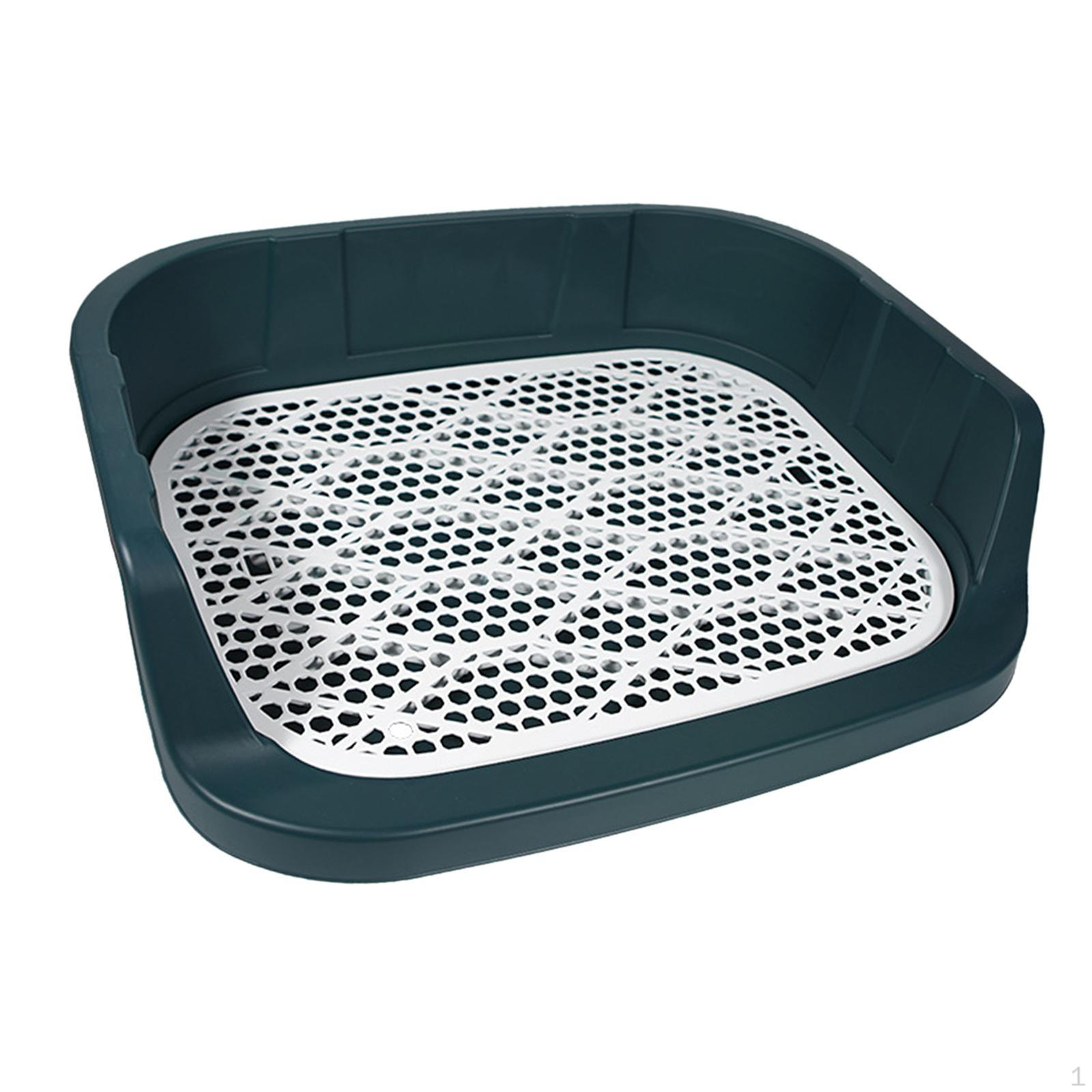 

Toilet, Cat Pots, Toilet Training Pad Holder, Bedpan, Deep Dog for Kittens, Small And синий