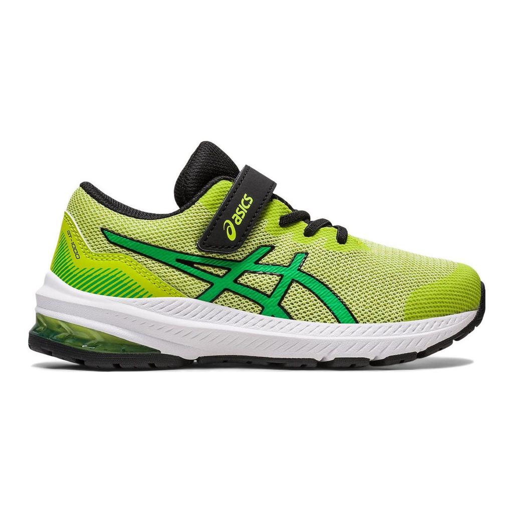 Asics GT-1000 11 Flexible Comfortable Lightweight Stable Daily Outdoor Sports Running Shoes Kids Sneakers Green 1014A238-301