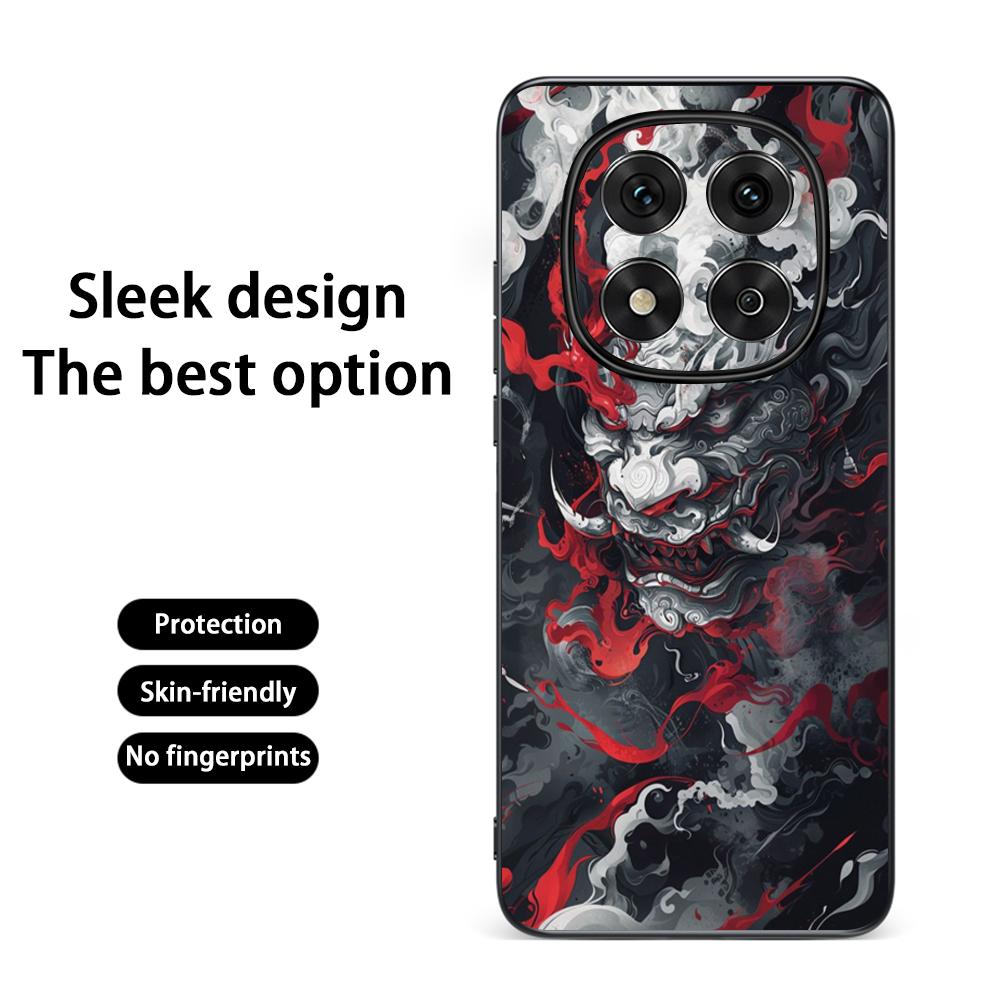 Japanese dragon Super cool painting Phone Case For Redmi Note 14 13 12 11 Pro Plus S 5G 14C A3 Soft Black Phone Cover