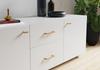 UU86 handle, brushed gold, 128mm