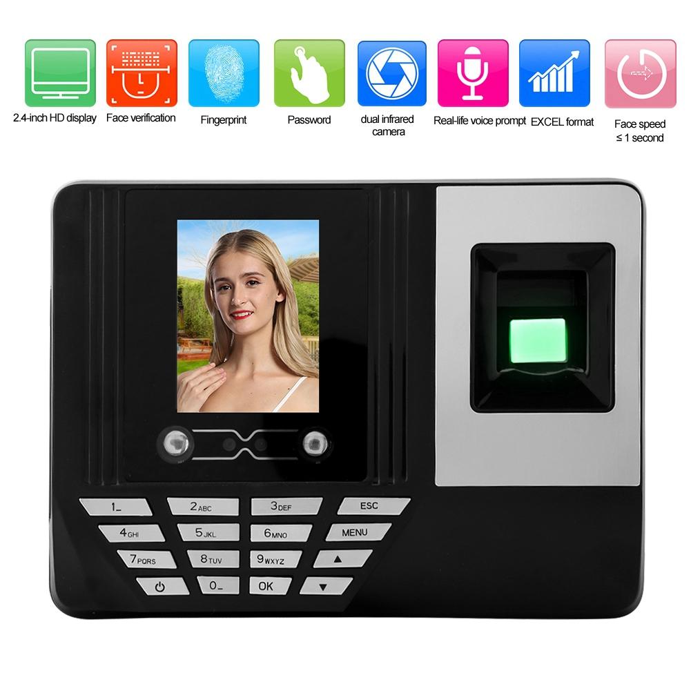 2.8 Inch Face Fingerprint Recognition Attendance Machine