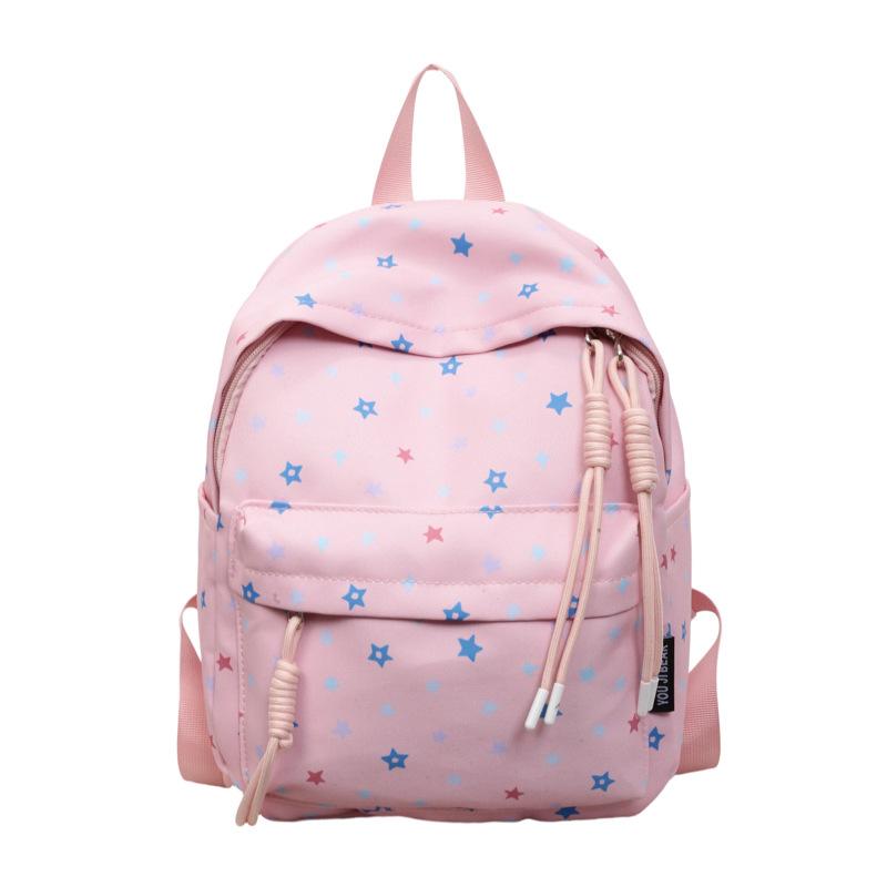 Schoolbag Japanese large-capacity kindergarten schoolbag female cute small fresh backpack casual star girl student backpack