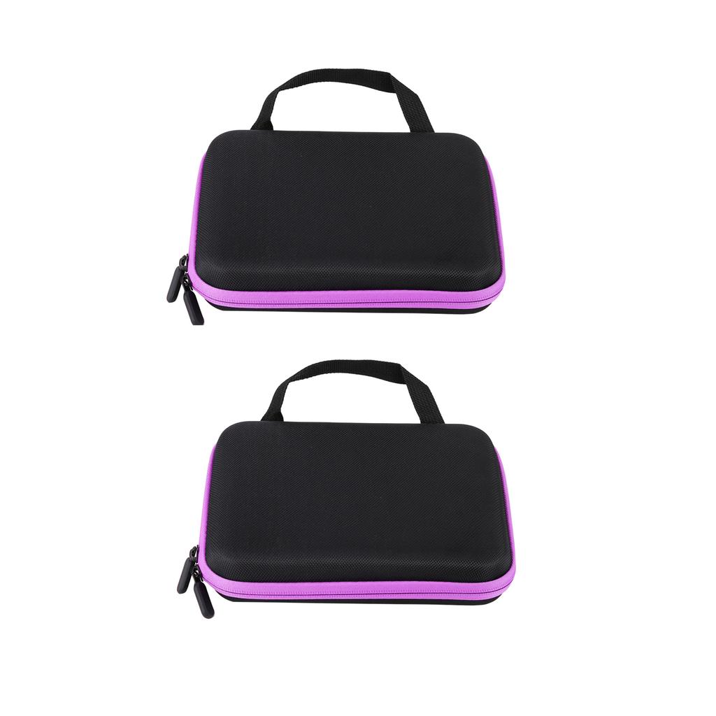 1-2Pcs 63 Slots Portable Aromatherapy Essential Oil Storage Bag Case Box Organizer Essential Oil Storage Bag 21.5*17.2*5cm