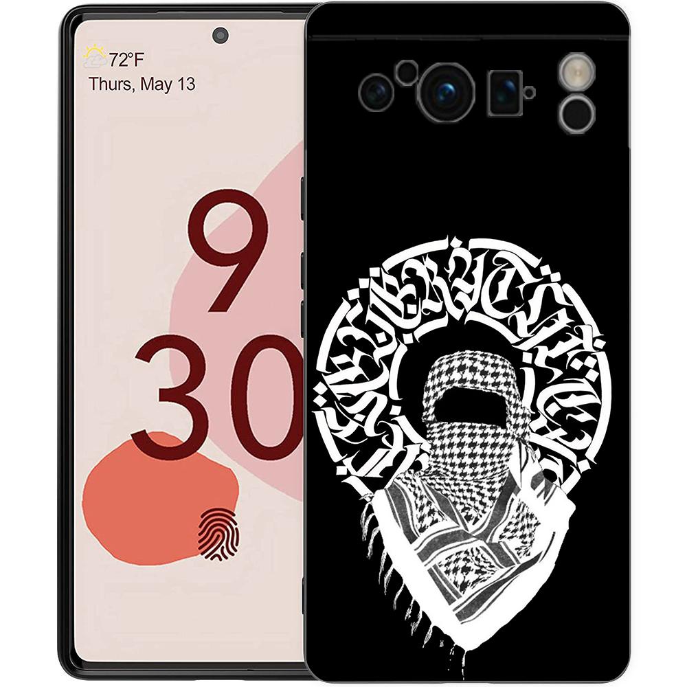 

United Arab Republic Phone Case For Google Pixel 10 9 8 7 Pro 9A 8A 7A 6A 6 Pro XL Soft TPU Bumper Black Cover Pixel 9
