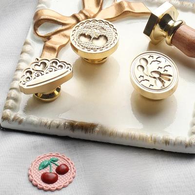 Embossed Wax Seal Stamp Head Retro Fire Paint Wax Sealing Stamp For DIY Envelope Wedding Invitation Card Gift Packing