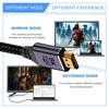 xiwai Magnetic 8K HDMI Male to Male Video Aluminum Shell for Laptops and HDTVs 2.1 Type-A Cable, 6.6ft, Braided,