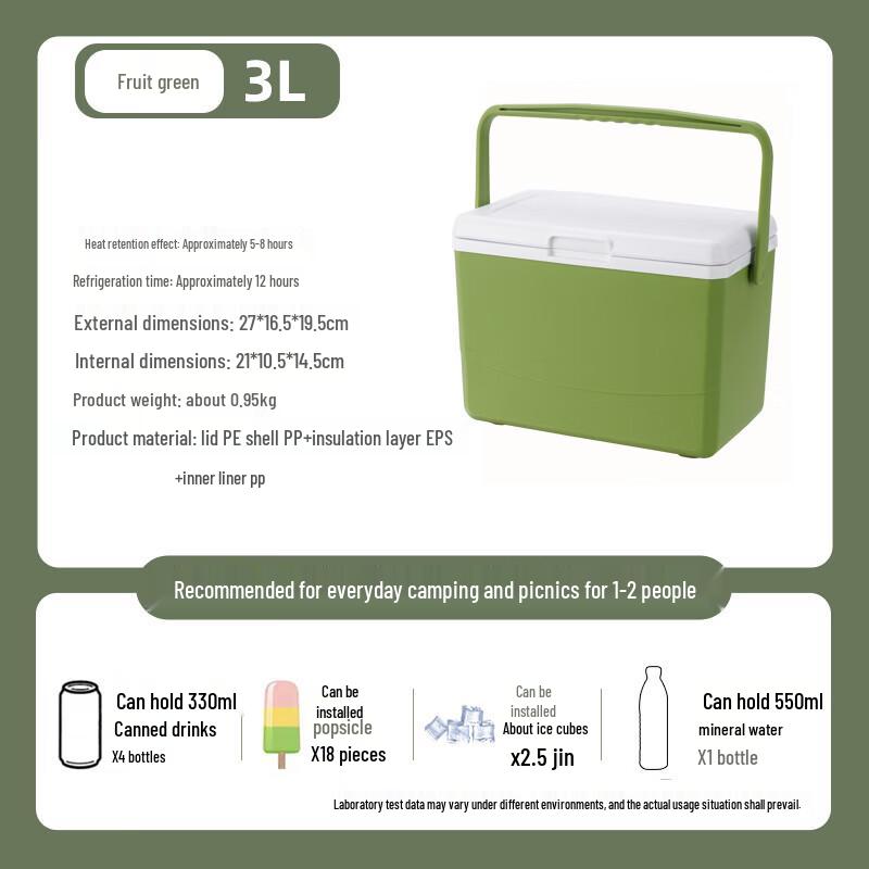 Di Qing Man Portable Cooler Box 3L