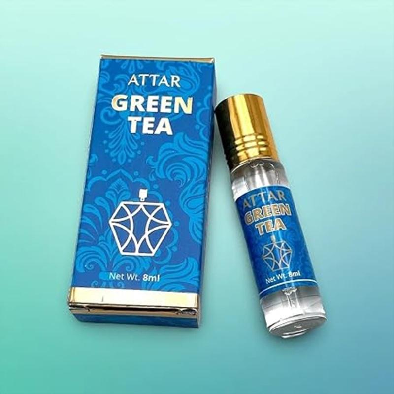 Aceite de Perfume Natural Attar Para Larga Duración Con Fácil Aplicación Roll-On Para Hombres y Mujeres - 8 ML, (Paquete de 1)