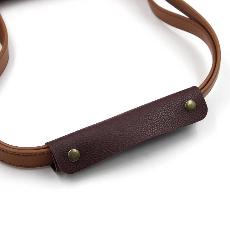 Soft Leather Handbag Handle Wrapped Luggage Luggage Grip Protector Shoulder Bag With Anti-Scuff Padded Lid Bag Accessories