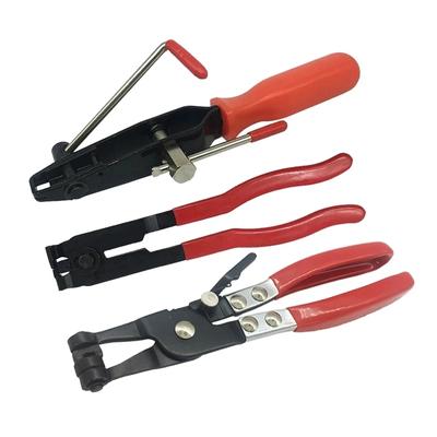 Alicate de fixação de bota de junta homocinética 3 peças, kit de ferramentas manuais para uso multifuncional com mangueira de refrigerante, braçadeiras de mangueira de combustível
