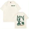Rapper Frank Retro Grafisk T-skjorte Hip Hop Ocean Album Klær for menn T-skjorter Y2k Unisex Blond Mote Oversized T-skjorte i bomull