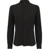 Henbury Womens/Ladies Mandarin Collar Roll Sleeve Shirt