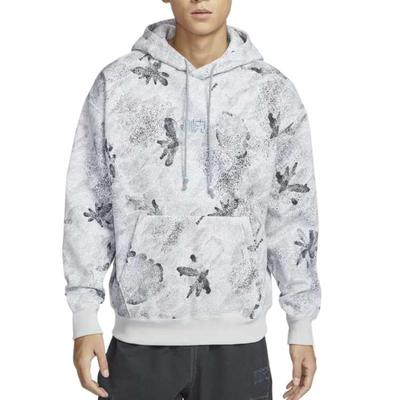 Nike Sportiniai drabužiai NAI-KE serijos prekės ženklo logotipas siuvinėtas madingas minkštas patogus flisinis megztas užtraukiamas gobtuvas vyrams balti HQ0892100