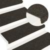 Day and Night - Day and Night Stair Mat 15 Units Anthracite Punched 65x21x4 Cm