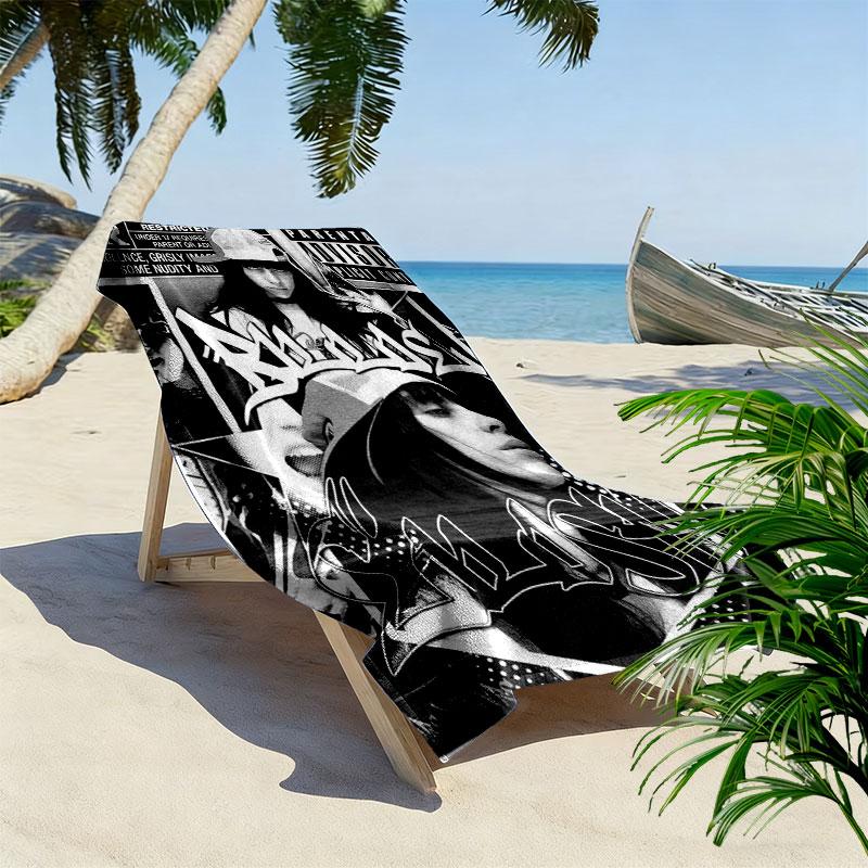 Billie Eilish poster Beach Towel, Large Soft Quick Dry Towel for Beach Camping Swimming