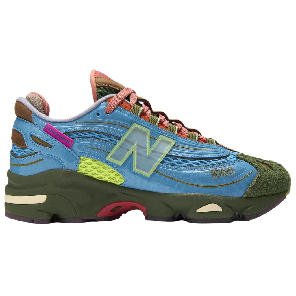 New Balance Salehe Bembury X 1000 Fog Be The Cloud Unisex Sneakers Blue Rich-Blue Vibrant-Yellow M1000BM