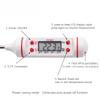 TP101 Digital Food Thermometer Outdoor BBQ Grill Meat Kitchen Water Oil Oven Temperature Sensor Probe Meter Gauges Measurement