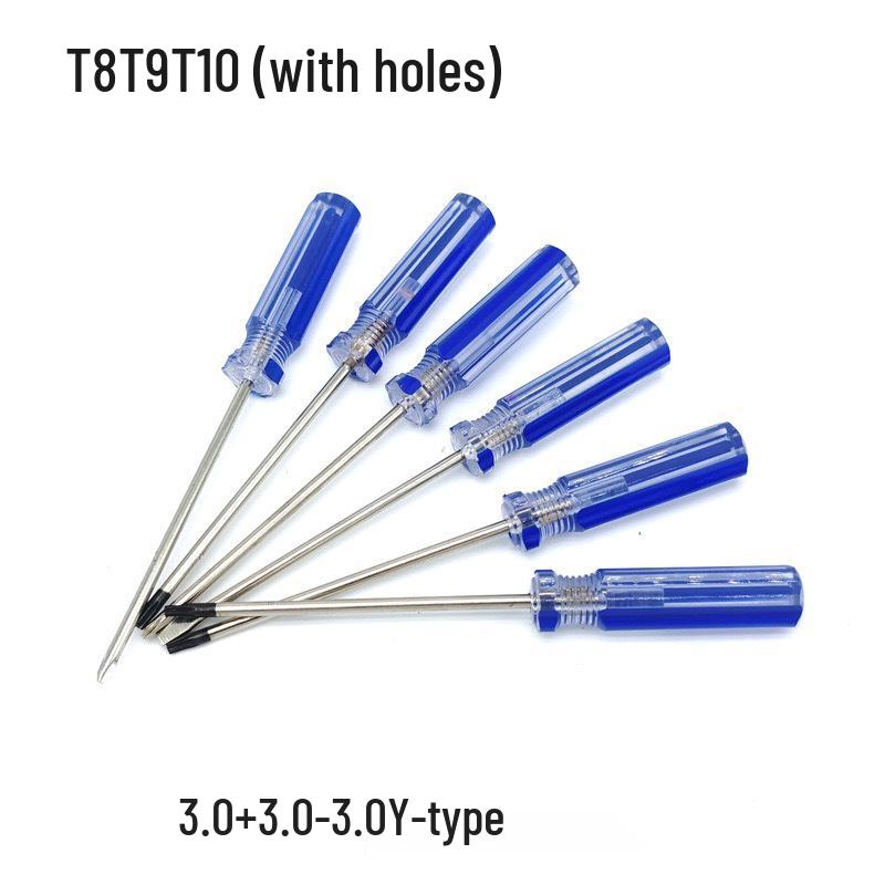 

Transparent T-Handle Color Strip Screwdriver Set: Phillips, Flathead, Y-Type for Mobile Phone Repair Color Strip 3.0 Flathead