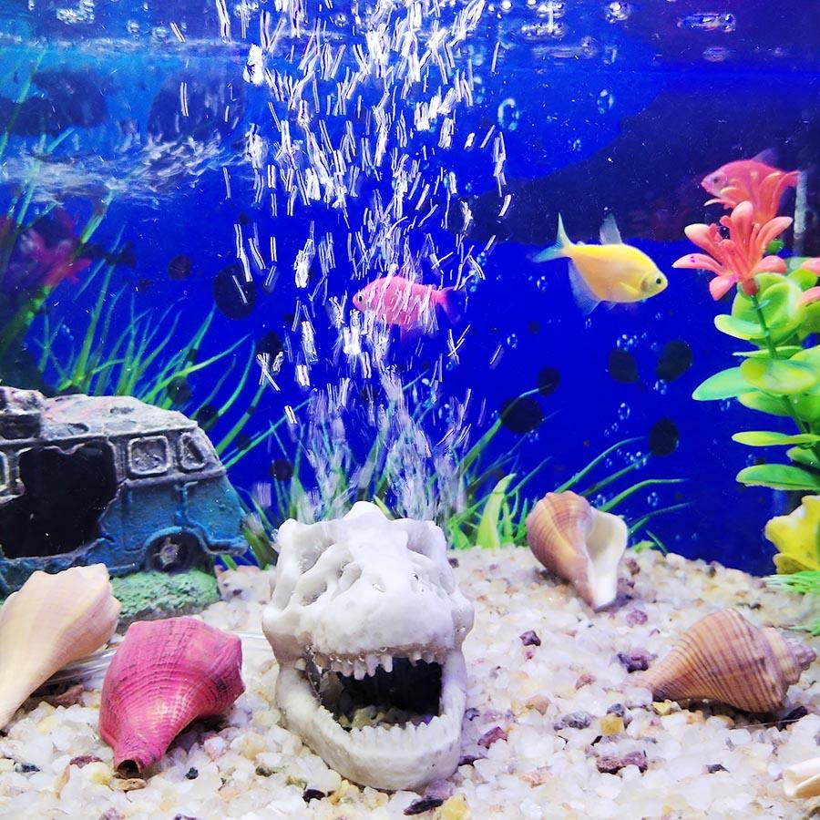 1 Set Resin Dinosaur Fossil Simulation Mini Dinosaur Ornaments Decorative Props Crafts Arts Artificial Decor for Fish Tank Aquarium