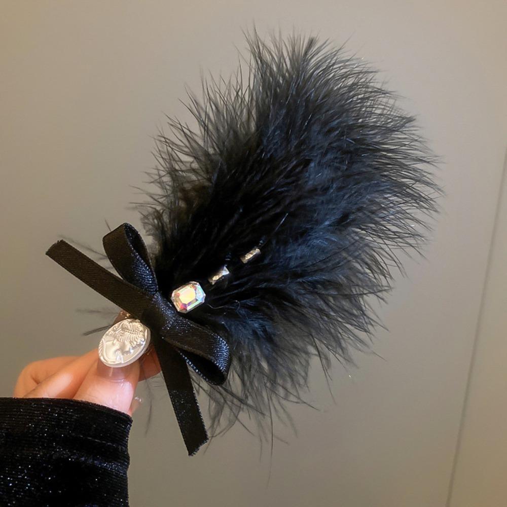 Photo Props Hair Barrettes Feather Hair Clip Korean Style Hairpin Hair Accessories Female Barrettes