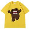 Domo Kun Cotton Cozy Oversized T-Shirt Trendy Casual T Shirt for Mens Women Summer Y2K  Loose Printed T-shrit