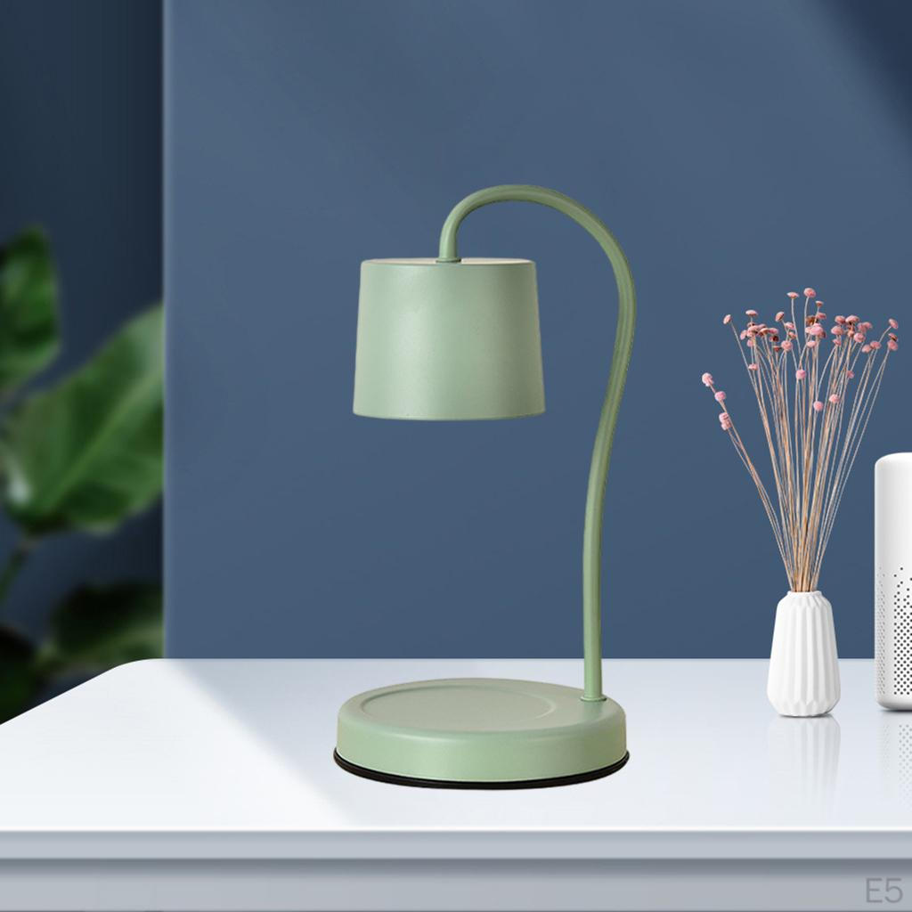 Wax Melt Candle Warmer Metal Lamp Desktop Melting Lights Adjustable white