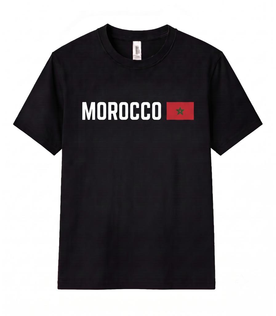 Morocco National Pride Flag Symbol Arms Tee Unisex T Shirt Men Women Country