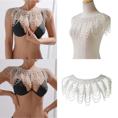 Shoulder Wrap for Evening Party Elegant Shoulder Chain Necklace for Cheongsam