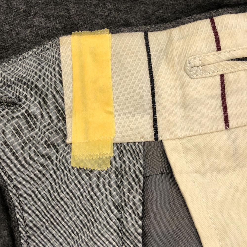 OLD 80s Slacks Pants Gray 2-Tack Rocket Talon Men's Used