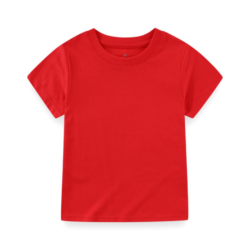KIDDIEZOOM Modisches und bequemes kurzärmeliges T-Shirt für Säuglinge und Kleinkinder, Jungen und Mädchen, 100 % reine Baumwolle, weiche Neugeborenenkleidung