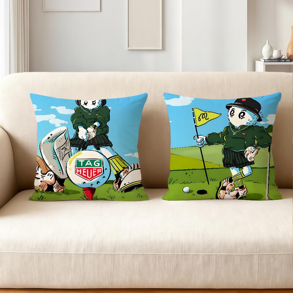 Brand M-Malbon-N Golf Pillow Case Applicable Space For Guest Rooms Interiors Cars Office House Decoration