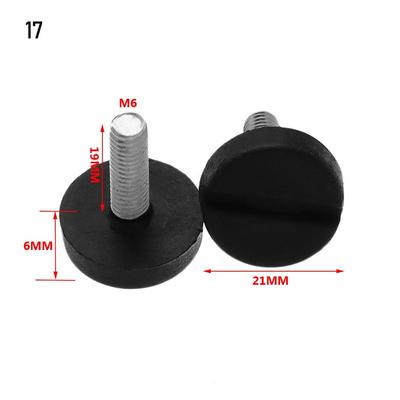 10 Peças Almofada Ajustável para Pés de Mesa e Cadeira Protetor de Piso Pés de Cadeira Niveladores Pés de Móveis Parafuso Ajustável Pés Niveladores
