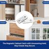 2 Pack Ultra Thin Cabinet Magnetic Catch Adhesive Drawer Magnet Catch For Kitchen Closet Door Closing Magnetic Door Catch Closer