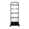 Movable Multi-Layer Sports Ball Display Rack for Basketball, Volleyball & Football