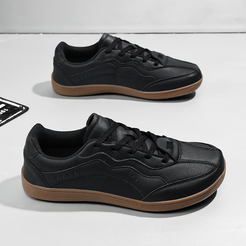 Men Barefoot Casual Flats Driving Shoes Black Wide Head Sneakers Walking Shoes Yoga Fitness Shoes Large Size