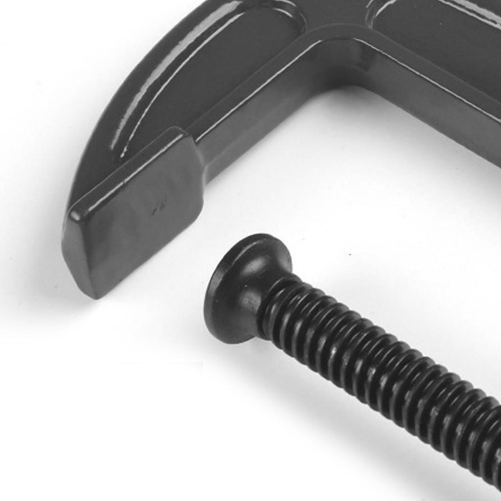 C-Klammer 3 Zoll Gusseisen Hochfest Holzbearbeitung Befestigung C-Klammer Werkzeug für Heimwerkstatt Holzwerkstatt