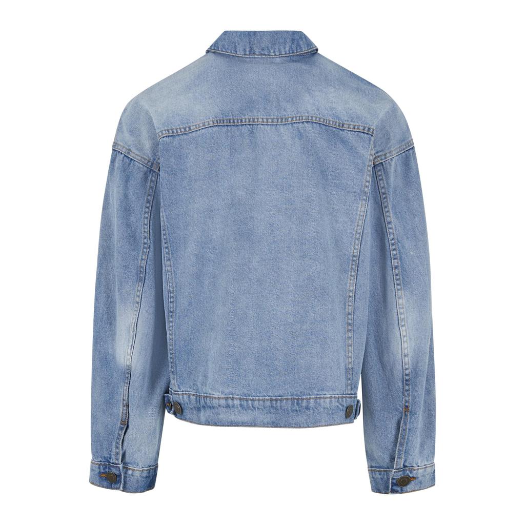 Build Your Brand Men's Boxy Denim Jacket