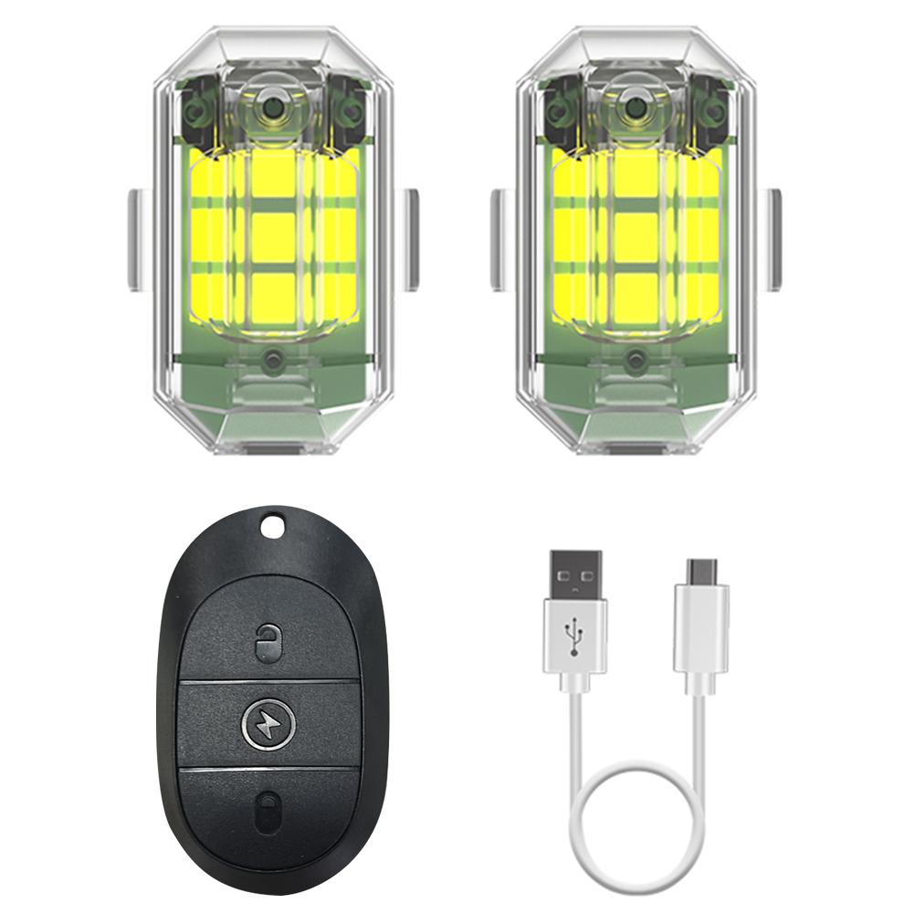 Waterproof 2.4g Remote Control Warning Lights 30 Modes Signal Indicator Wireless Universal for Motorcycle