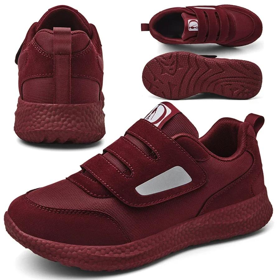 Buty Ortopedyczne Antypoślizgowe Lekkie Sneakersy na Obrzęki z Rzepami Buty na Zapalenie Rozcięgna Podeszwowego dla Mężczyzn